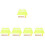 5Sets Plastic Seam Roller and Wallpaper Scraper Tool Set for Home Use 5
