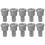 10pcs Drywall Dimpler Magnetic PH2 Bits for Plasterboard Screw Depth Stop Limit 1