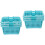 6 Pcs Plastic Bathroom Storage Baskets With Handles 5
