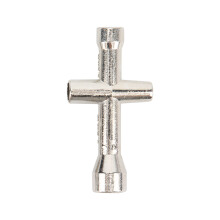 M2 Locknut Metal Self-Locking Nut with Cross Wrench for 1/24 Axial Scx24, Silver