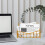 2Pcs Sturdy Metal Book Shelf and Practical Storage Holder 4