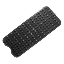 (Black)Non-Slip Bathtub Bath Mat with Powerful Suction Cups, Bathtub Mat, Safety Anti-Slip, Mildew Resistant Machine Washable