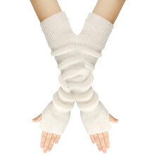 Winter Gloves Unisex Winter Fingerless Gloves Arm Warmers Arm Sleeves for Women