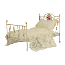 1/6 Dollhouse Bed DIY Scene Accessories Mini Bed for Bedroom Room Decoration A