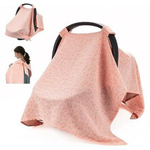Cotton Car Seat Cover Breathable Sunshade for Newborn