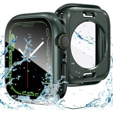 2-in-1 wasserdichte Hülle für Apple Watch Series 9/8/7 (45 mm) – Kompatibel mit Apple Watch, Displayschutzfolie & 360-Schutz