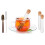 2 Pcs Clear Glass Tea Infuser for Loose Leaf Tea Steeper Filter with Cork 1