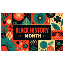 Black History Month Festive Backdrop Banner Vibrant Background Decorations Party Supplies Celebration Event Photography Props