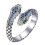 Vintage slangenring, verstelbare legering vingerring 1