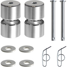 Aluminum Rollers, Pins, Washers, Rings for GL1 GMNR925 – Compatible with Trailer Tailgate Lift Assist (2-Pack)