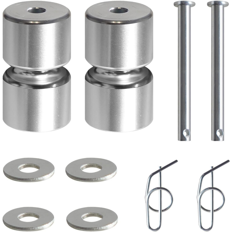Aluminum Rollers, Pins, Washers, Rings For Gl1 Gmnr925 Â Compatible With Trailer Tailgate Lift Assist (2-Pack) 9028731213378