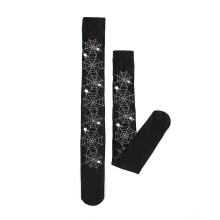 Chaussettes squelette Halloween PUMIER, bas ensanglantés d'infirmière, collants à motif os pour cosplay, décorations de jambes tachées de sang