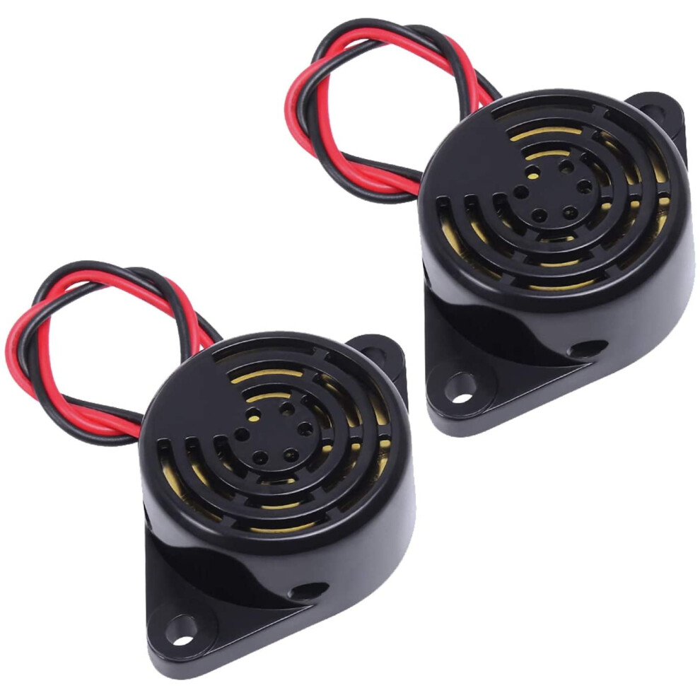 6 Pcs Buzzer Alarm Electronic Beep Buzzer Dc 3V 12V 24V Active Piezo Buzzer 100Db Tone Alarm Ringer Continous Sound 9028731212500