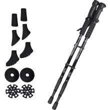 Teleskop-Trekkingstöcke, leichte Wanderstöcke, ausziehbare Wanderstöcke für Camping und Rucksackreisen, Damen und Herren, 2er-Pack