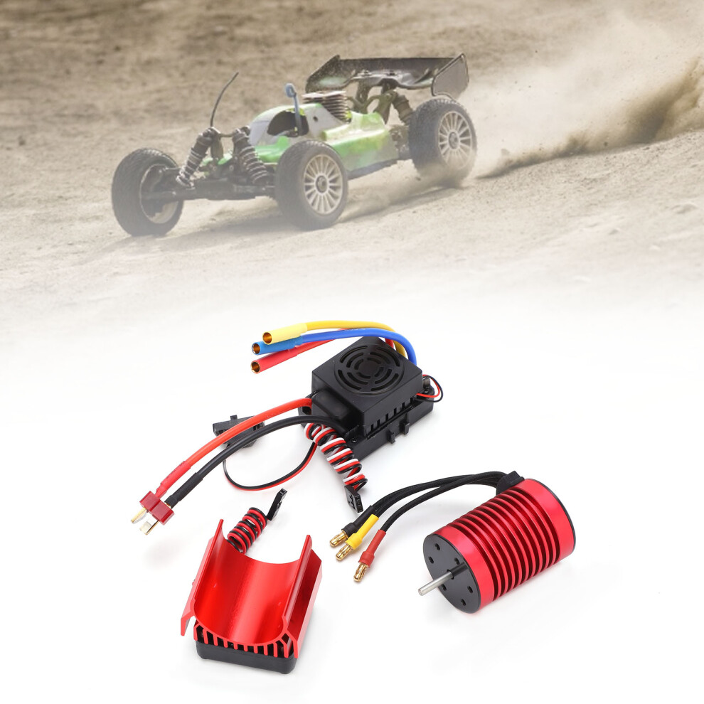 Waterproof F540 3000Kv Brushless Motor 60A Esc Combo For 1/10 Rc Car 8451390738851