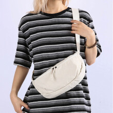 Zelená nylonová lehká crossbody taška - s více přihrádkami a nastavitelným popruhem na každodenní pochůzky/do posilovny