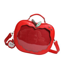 PU-ryggsekk med epler, Itabag, preppy stiler, skulderveske, crossbody-veske