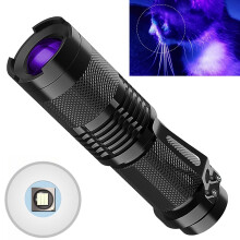 Mini-LED-UV-Taschenlampe mit Stiftclip zur Fluoreszenzmittelerkennung und Banknotenprüfung