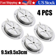 Lot de 4 pièces de rechange - Clapet d'aération pour barbecue, fumoir et poêle (USA)