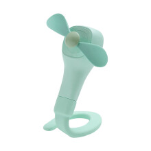 Mini ventilador portátil dobrável para carrinho de bebê, com clipe, criativo e de mão. Ideal para presentear.