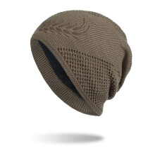 Trapperhoeden, wintermutsen voor mannen en vrouwen, trendy, warme, oversized, dikke, baggy, elastische, slouchy muts, muts voor koud weer, kaki