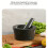 Big Stone Mixing Bowl And Grinding Tool Set best For Making-C 2