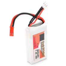 7.4V 850mAh 25C LiPo-Akku für RC-Autos, Boote, Hubschrauber Weiß