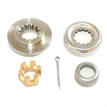66T-W4599 Propeller Spacer Kit for Outboard Motor F30-F60 4t/2t Hidea 90171-16011 Castle Nut 90389-22M01 Bush