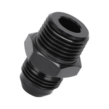 Ölleitung-Stecker 8AN auf 1/2 NPT Schwarz Aluminum Kraftstoffleitung Adapter