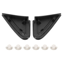 Front Left&Right Side Black Mirror Triangle 6Q0853273 6Q0853274 A9B9 for 9N 2005-2009 Exterior Wing Cap