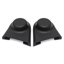 2Pcs Black Rubber Motorcycle Screw Nut Bolts Covers Waterproof for Touring