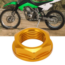 Aluminium Vorderrad-Achsmutter M18x1,5 für Motorrad 08‑19 Gold