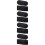 48Pcs Black Household Trash Can Filter Cotton Deodorizer Pads 7