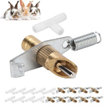 Kupferkaninchen-Nippeltränke, 10er Pack Wasserzufuhr für Kaninchen & Kleintiere