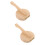 2St Compacte Houten Deegroller Voor Dumpling Deeg Ivoor Kleur 4