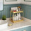 1pc Makeup Organizer Cosmetic Storage Shelf Decorative Vanity Organizer 6