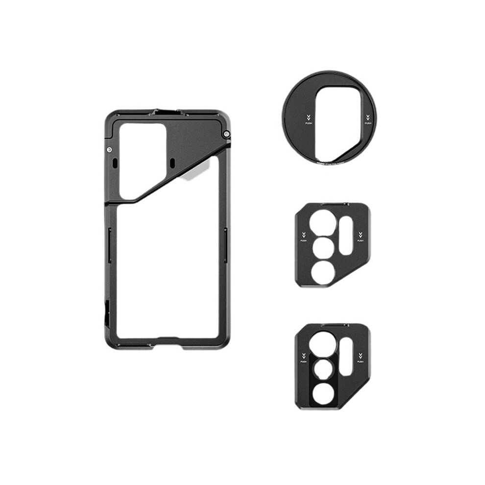 For S25 Ultra Phone Cage Mobile Video Rig Phone Stabilizer With 67Mm Filter Adapter Compatible With 6034272701734
