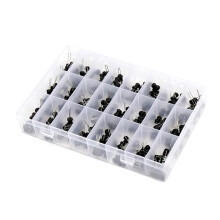 Elektrolytkondensator-Set, 24-Teilig, Wertebereich 2,2 UH - 100 MH, Kondensator-Sortiment, 240-Teiliges Set