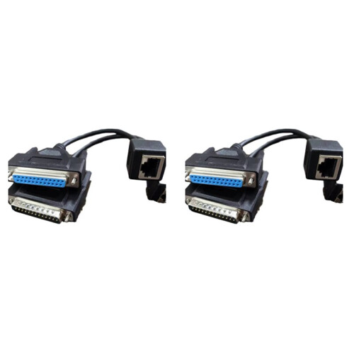 4x Cable de Señal ILDA A RJ45 DB25 Macho y Hembra ILDA A Red 1