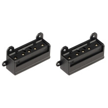 2X Fünfpolige Metallbasis, V-Mount-Akku-Schnallenplatte, B-Förmiger Anschluss, Großer Akku, V-Förmige Akku-Schnallenplatte