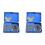 2X Roue D'Impression de Lettres, Roue D'Impression de Caractères, Lettres, Chiffres, Roue D'Impression Alphanumérique 1