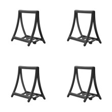 4X Laptap Stand Napkin Holders Desktop Standing Serviette Rests Plastic Magazine Stand Kitchen Chopping Board Rack