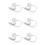 6X Träpanel LED Touch Sensor Dimmer  Dold  Touch  för LED Strip Vit 1