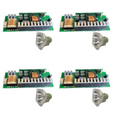 4X Ampoule de Lampe à Faisceau 7R 230W avec Alimentation Ballast 230W pour Éclairage de Scène R7 MSD Platinum