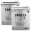 2Pcs Vintage Wall Mounted Iron Mailbox For Outdoor Use 2