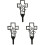 3 Count Memorial Grave Markers Stake Yard Stakes For Decorations 2