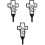 3 Count Memorial Grave Markers Stake Yard Stakes For Decorations 3