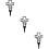 3 Count Memorial Grave Markers Stake Yard Stakes For Decorations 9