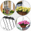 5Pièces Crochets S Acier Décoration Jardin 8