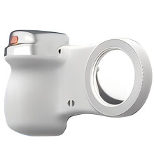 Magnetischer Handgriff für Handykameras, Aufnahmefunktion, Handyhalterung, Fotohilfe, Fernbedienungsgriff für die Meisten Smartphones, Weiß